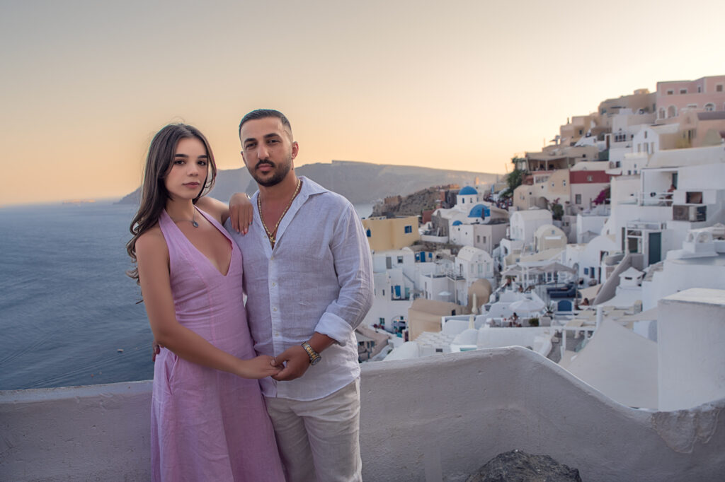 couples in the blue domes